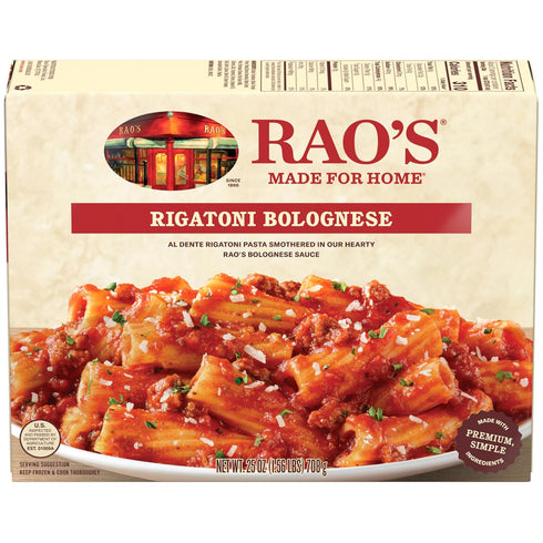 Rao's Made For Home Rigatoni Bolognese Frozen Meal, 25 oz