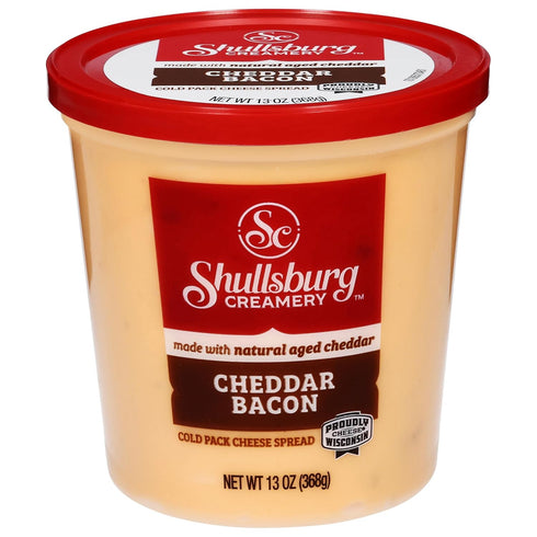 Shullsburg Creamery - Bacon Cold Pack Cheese Spread - 13 oz.