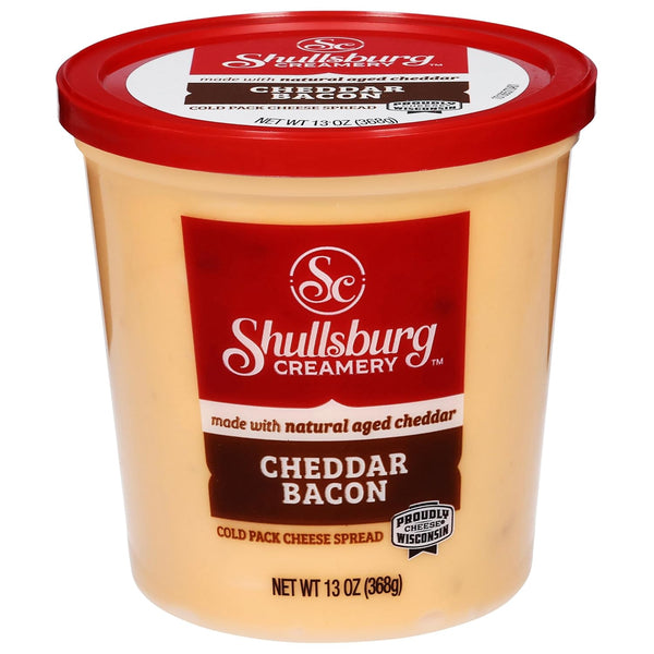 Shullsburg Creamery - Bacon Cold Pack Cheese Spread - 13 oz.