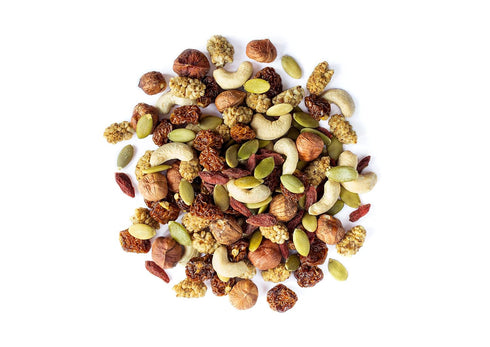 4 Mulberries, Food to Live Organic Antioxidant Trail Mix, Pounds Contains Goji Berries, Golden Berries, Pumpkin Seeds