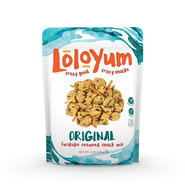 LoloYum Furikake Seaweed Snack Mix, Original Flavor, 6oz