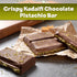 75% 7oz Pistachio Filled Dubai Chocolate Bar | Handmade Luxury Dessert with Crunchy Kataifi & Creamy Filling, Gift