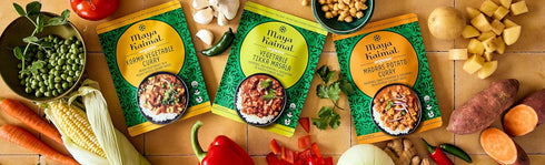 Maya Kaimal Organic Indian Vegetable Curry Variety | Microwaveable, Ready to Eat, Fully Cooked | Vegan | Organic |