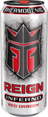 16 Oz (Pack 12) Reign Inferno Red Dragon, Thermogenic Fuel, Fitness and Performance Drink, Fl