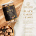 Homtiem Black Garlic 8.82 Oz (250g), Whole Fermented Black Garlic, Non-GMOs, High in Antioxidants, Ready to Eat