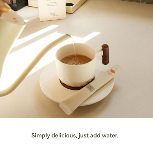 10 (30, 30 PACKETS) Saccha Coffee Zero Sugar Korean Instant Stick Coffee Premium Grade Milk, Sweet Latte Flavor