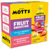 4.2 oz 8 Pack, Motts Fruit Smoothies Strawberry Banana, clear pouches, Non-dairy, Made With Oatmilk, Made With Real