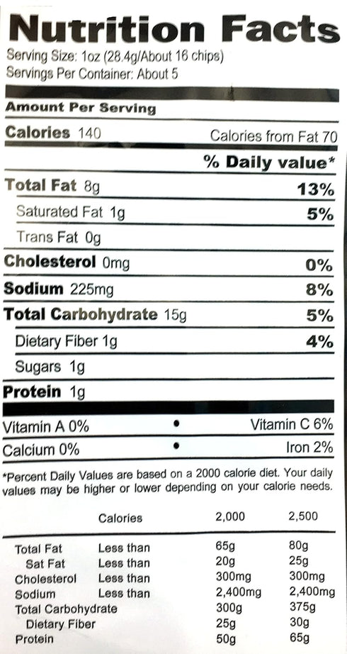 T.G.I. Friday's 4.5 (Pack 3) T.G.I. Friday Potato Skins Snack Chips, Jalapeno Cheddar, Ounces