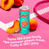 200mg 10 12 Oz 24 Pack Alani Nu JUICY PEACH, Sugar Free, Low Calorie Energy Drinks, Caffeine, Biotin, B Vitamins, Zero