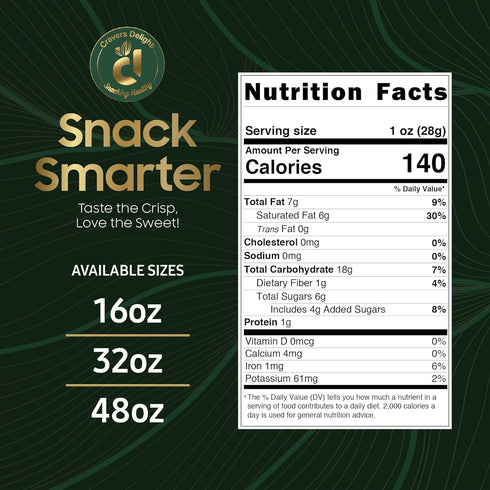 100% (2 Lb) Cravers Delight Dried Banana Chips (Sweetened) Dried Fruit Chips Made from Bananas Sweet & Crunchy Dry