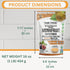 1 lb (454 1:1 0 0 Tame prime USDA Organic Brown Monkfruit sweetener with Allulose from figs, g), sweet like brown