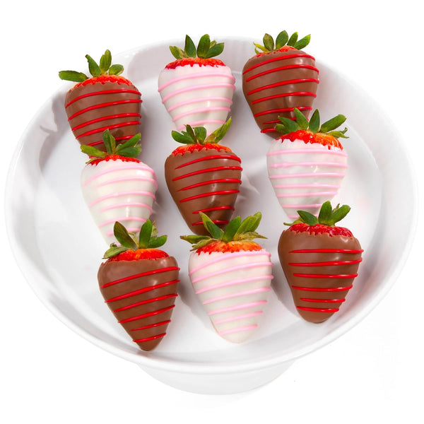 A Gift Inside Love Bites Dipped Strawberries - 9 Fun Size Berries