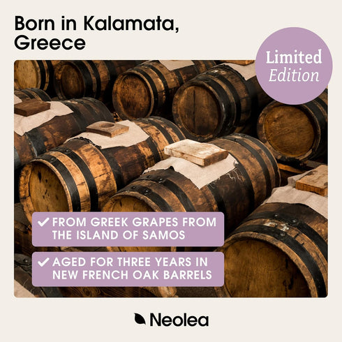 3 8.45 oz (250 ml) Neolea Chocolate Balsamic Vinegar from Greece - Aged Years in French Oak Barrels - Made from Grape