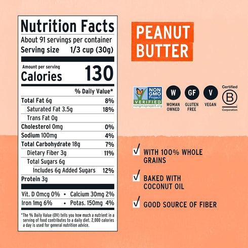 6lb Purely Elizabeth, Cookie Granola, Peanut Butter, Bag