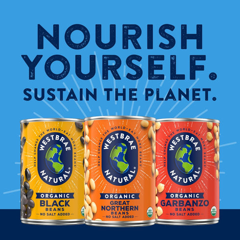 15 oz Westbrae Natural, Vegetarian Organic, Great Northern Beans