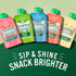 6(4x3.5oz)US Outshine Smoothie Raspberry Peach Flavor Pouches