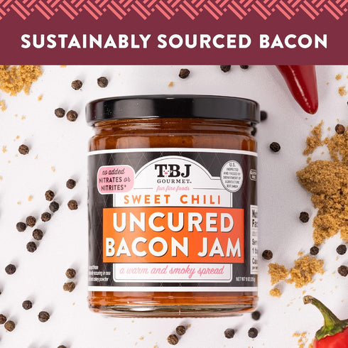 Premium Sweet Chili Bacon Jam - Gourmet Spread with No Preservatives
