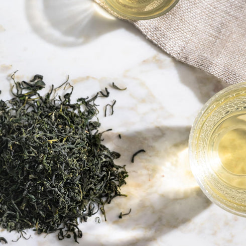 50 Count Rishi Tea Jade Cloud Chinese Green Tea - Organic, Caffeinated Sachet Bags with Natural Antioxidants, Enjoy Hot