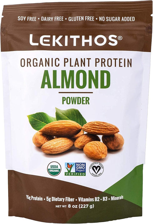 Organic Almond Protein Powder - Single Ingredient - High in Vitamin B2