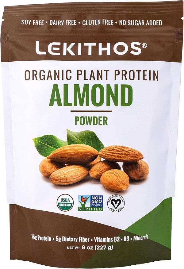 Organic Almond Protein Powder - Single Ingredient - High in Vitamin B2