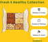 6 Secret Garden`s Dried Fruit and Nuts Gourmet Food Gift Baskets Turns into Basket Healthy Fresh Gift For Thanksgiving
