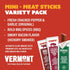 Pack, 6 OZ VERMONT SMOKE AND CURE Mini Meat Sticks Variety