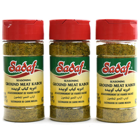 Sadaf Ground Meat Kabob Seasoning 3 x 2.5 oz - Middle eastern