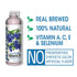 20 Oz, Pack 24 AriZona Premium Brewed Blueberry White, Fl