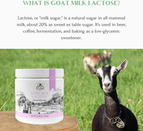 Mt. Capra Goat Milk Lactose and Ghee