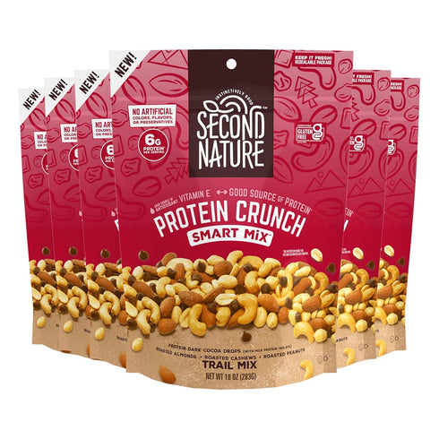 Second Nature Protein Crunch Smart Mix, Kosher, Gluten Free, 10 Ounce (Pack