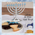 (10 Stern's Bakery Hanukkah Cookie Gift Box Cookies) Menorah & Dreidel Shortbread Chocolate Cookies Gourmet Holiday