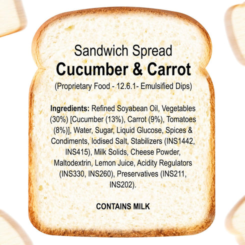 Funfoods 300G Cucumber And Carrot Sandwich Spread Eggless