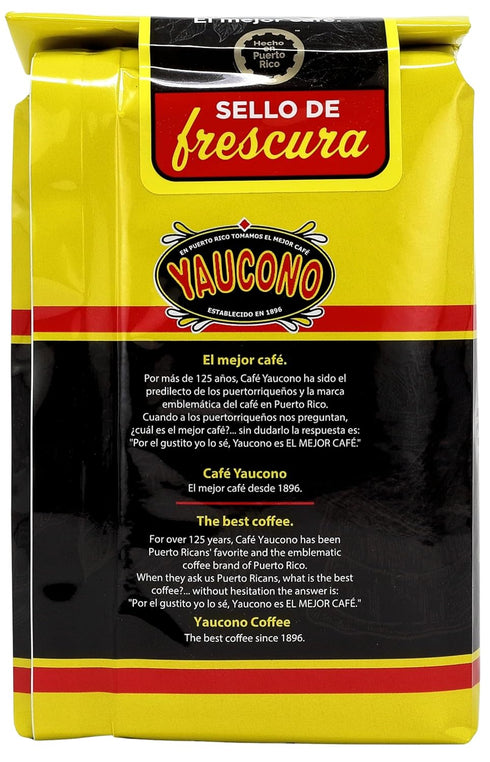 Yaucono Ground Coffee - 8 Ounce Bagged, Pack of 1