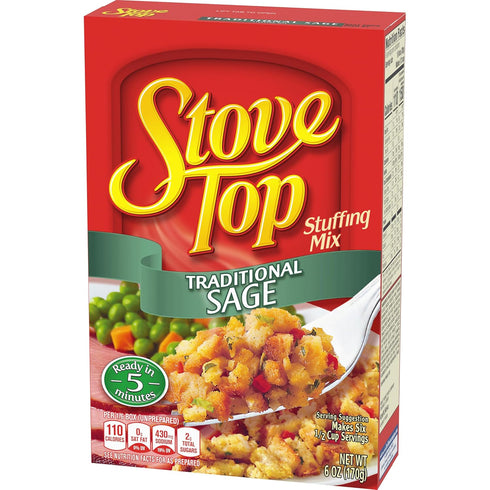 Kraft (6 oz Stove Top Traditional Sage Stuffing Mix Box)