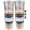 The Become your own BOSS Academy Palermo Chili & Garlic Sea Salt Seasoning with Grinder 3.9 Oz Bottle,