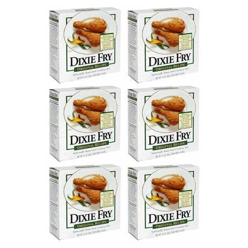 Dixie Fry 10-Ounce Original Recipe Coating Mix for Fried Chicken, Pork Chops, & Seafood