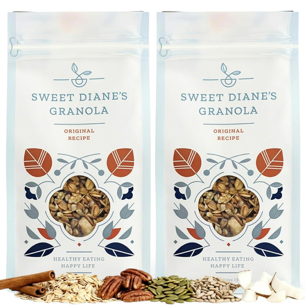 Sweet Diane's Sweet Dianes Organic Granola Original Recipe | 2-Pack (12 oz Each) |