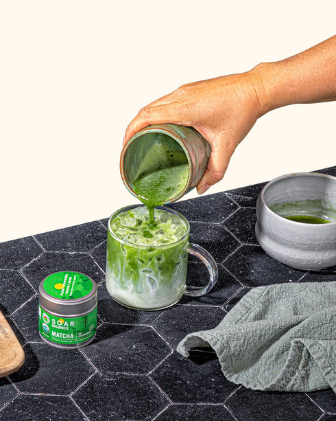 Soar Organics Uji Ceremonial Grade Matcha Green Tea Powder, Authentic Japanese Origin (1 oz)