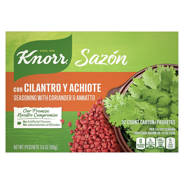 Knorr Sazn Flavorful Seasoning for Sauce, Meat, Poultry, Fish, Seafood, Stews, Rice,