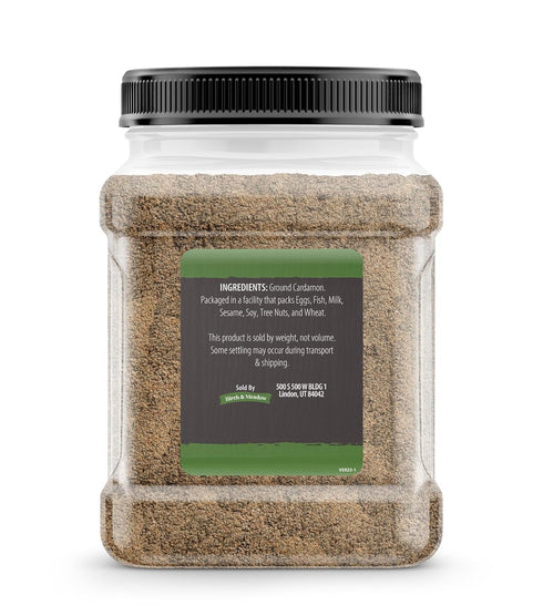 1.5 lb Birch & Meadow of Ground Cardamom, Spicy & Fruity, Versatile