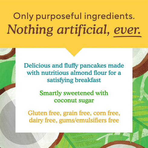 by Simple Mills 10.7 (Pack 6) Simple Mills Almond Flour Pancake & Waffle Mix, Original - Gluten Free, Plant Based