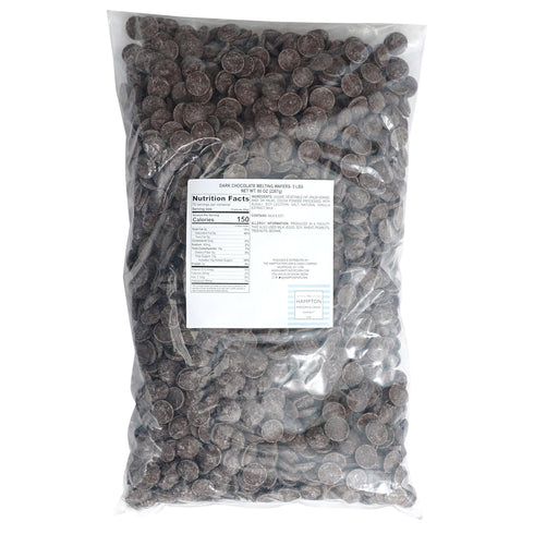 5 Dark Chocolate Melting Wafers, Pound Bulk Bag, Chocolate, Melting Chocolate Candy Discs For Baking, Dipping