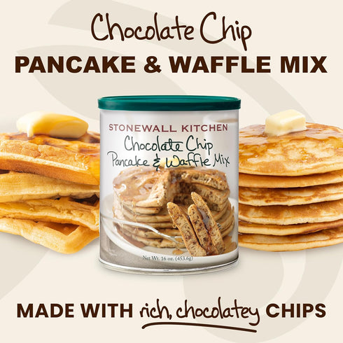 16 Stonewall Kitchen Chocolate Chip Pancake & Waffle Mix, Ounces