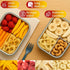 Egcina Pack 8 (4.65oz/132g) Large Freeze Dried Fruit Snacks Variety - Single Bags with Apple, Mango, Strawberry, Banana