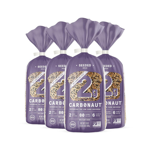 Carbonaut Low Carb Bread, Keto Bread, Keto-Certified Food, Snack, Meals, Non-GMO, Vegan