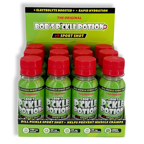#9 3 Oz (Pack 12, Bob's Pickle Potion Plus Sport Shot. Pickle Juice Shots. of Dill Pickle Plus)