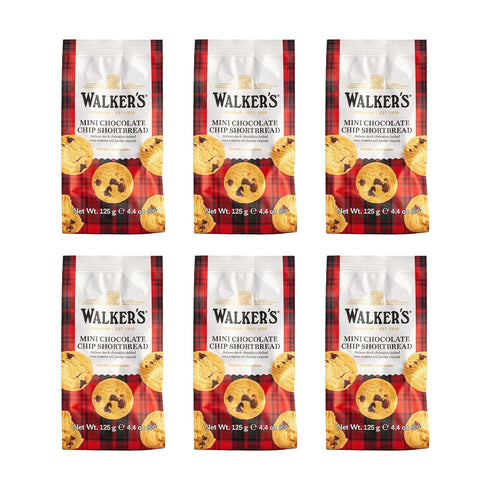 Walker's Shortbread Mini Chocolate Chip Cookies, Pure Butter Shortbread Cookies, 4.4 Oz