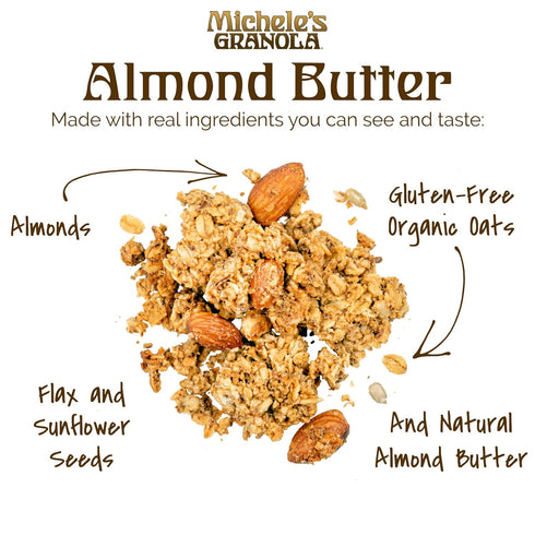 Michele's Handmade Granola with Almond Butter - Non-GMO & Gluten-Free