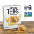 6 3.5 oz Good Thins Three Cheese Rice & Cheese Snacks Gluten Free Crackers, Bulk Snack Crackers, - Boxes