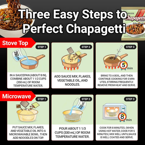 4.5 (Pack 4) Nongshim Ramen Noodles, Gourmet Instant Ramen, Premium Microwavable Noodle, Chapagetti, Ounce